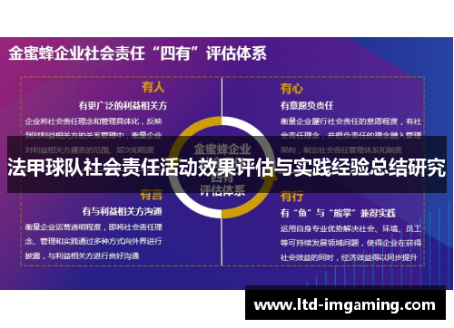法甲球队社会责任活动效果评估与实践经验总结研究